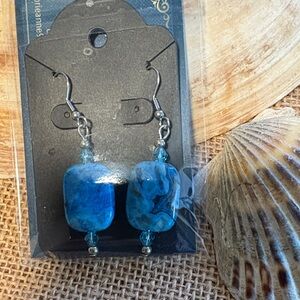 Azure Swirl Earrings